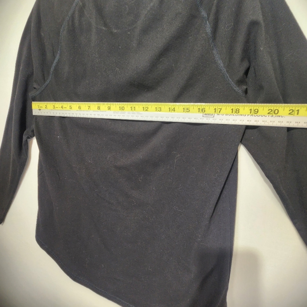 Carhartt Women's Black Long Sleeve Shirt with Logo On Pocket Size M - Picture 5 of 6